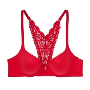 Body by Victoria 34DDD Lightly-Lined Demi Bra in "Lipstick" *New w/o Tags*